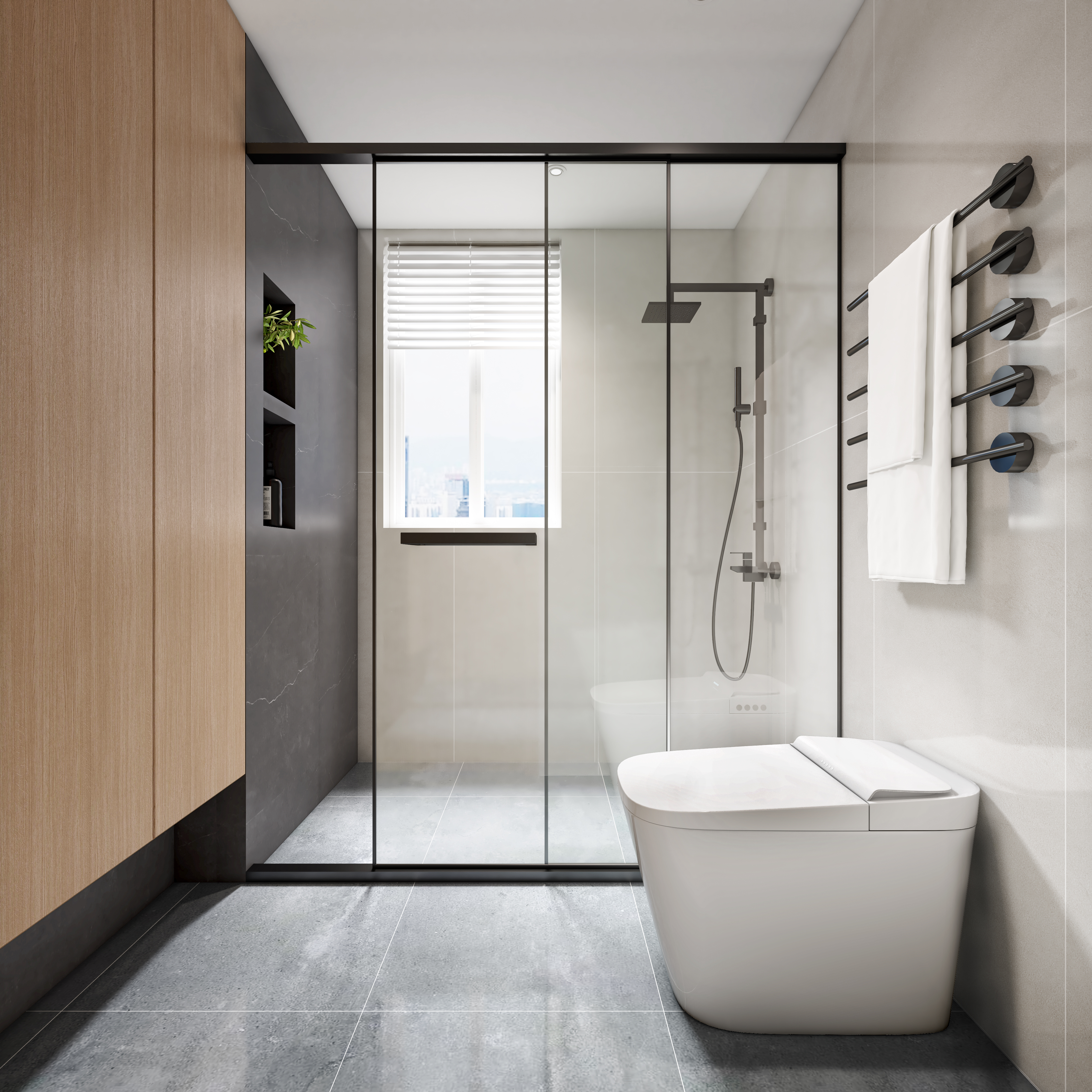 深圳口山设计：福田·长泰花园原木风，简约时尚又温馨-12