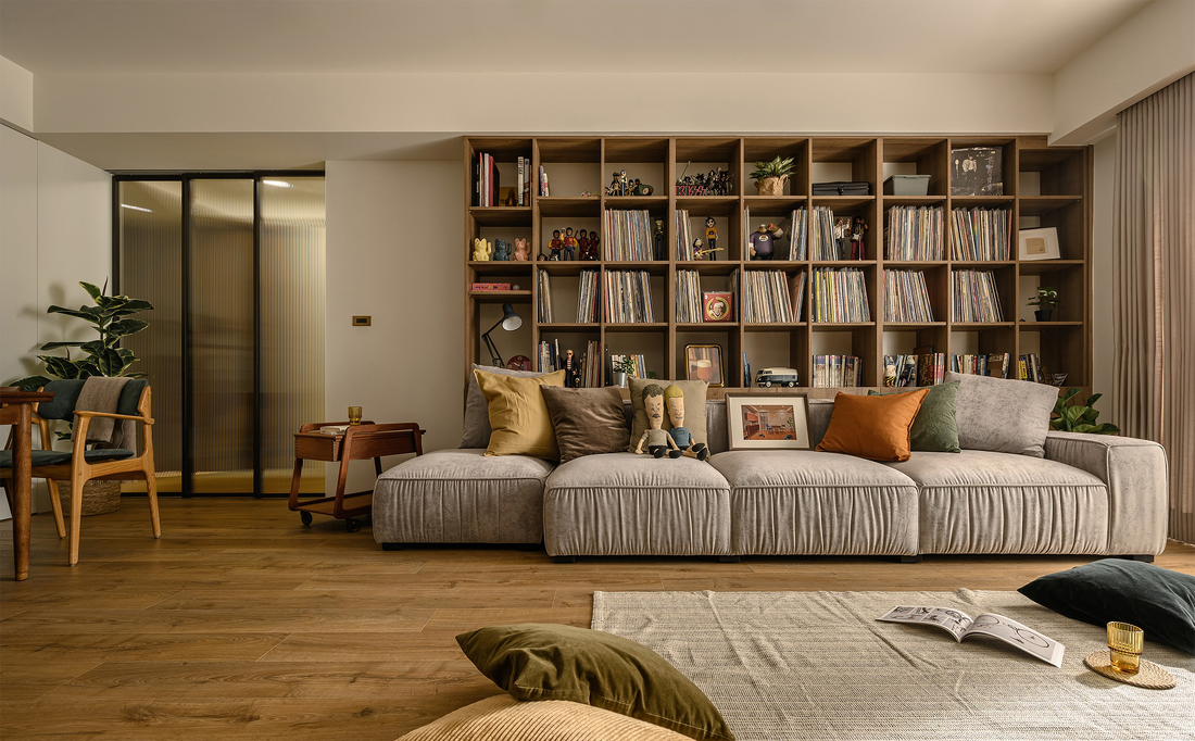 89㎡现代简约风餐厅改休闲区设计-14