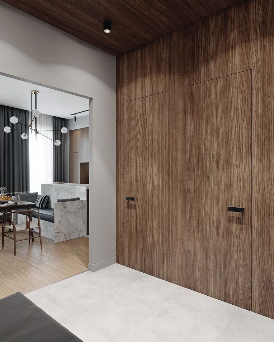 120㎡现代原木风公寓丨俄罗斯莫斯科丨Tanya Bykovskaya-40