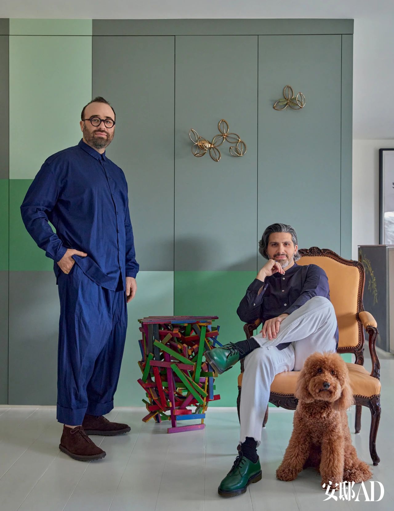 好莱坞艺术藏家伴侣的老宅新生丨AD100 设计师奥利弗·M·福斯（Oliver M. Furth）-3