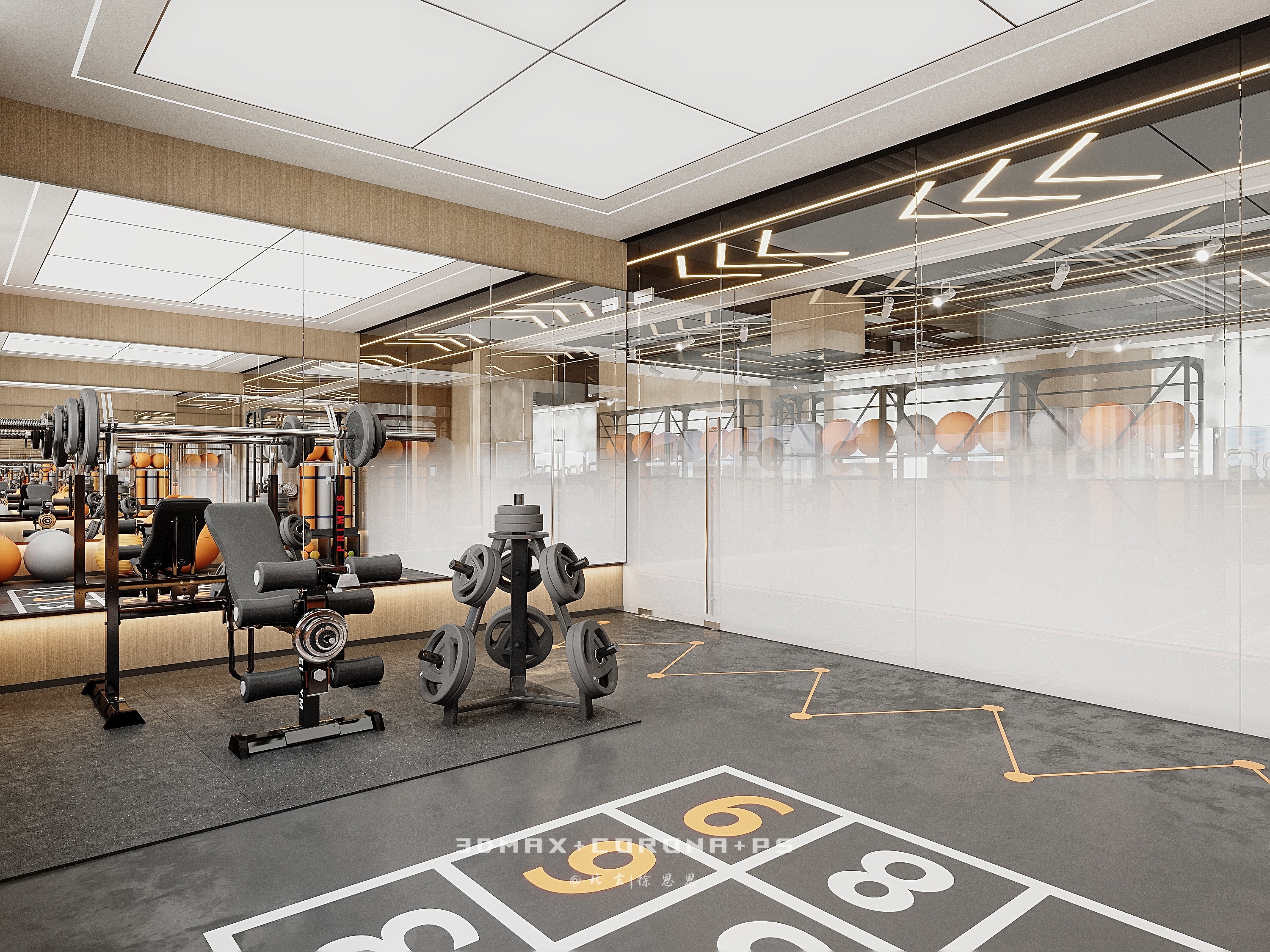 健身房 | 用钢铁美学重构都市人的精神避难所-9