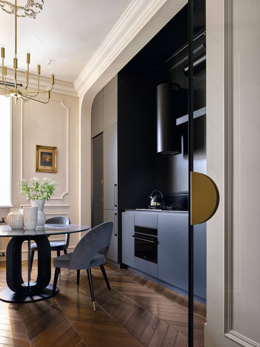 靠近埃尔米塔日的90平米公寓设计-15