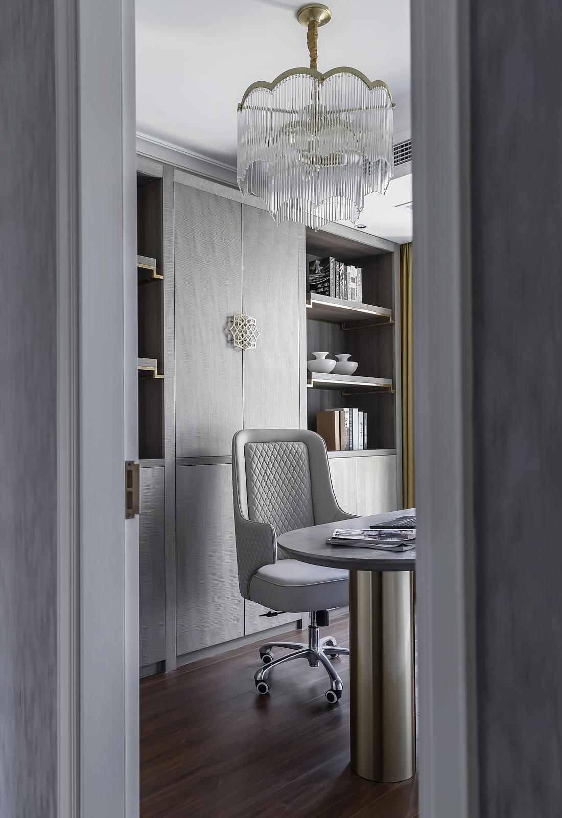 灰色调质感的惊艳生活丨朴森全案设计-33