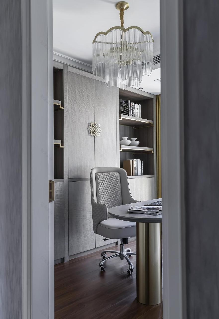 灰色调质感的惊艳生活丨朴森全案设计-33