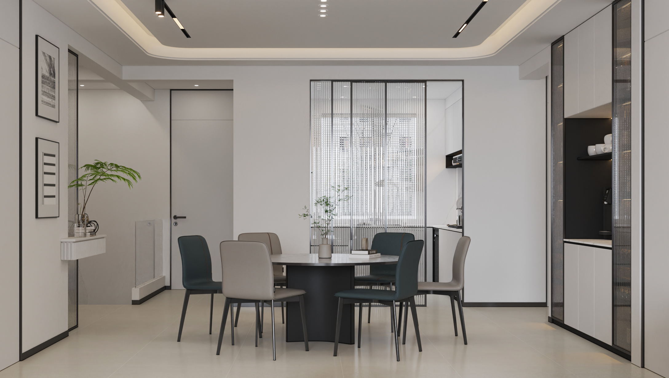 武汉 -城投江南岸-现代风格样板间设计-2