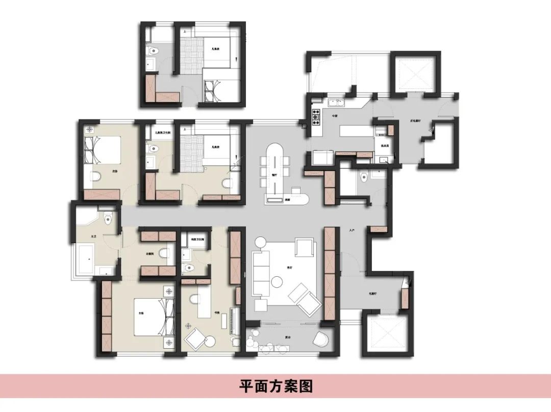 新法式波普风精装房改造丨中国上海丨大炎演绎-18