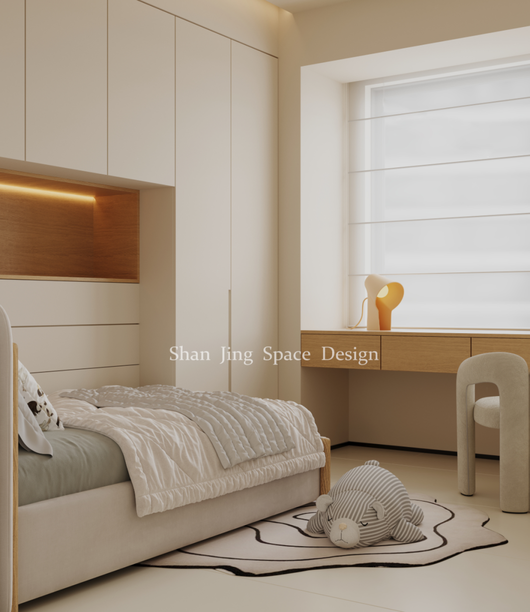 山境空间新案| 柔光之境：现代原木奶油风的治愈叙事-80