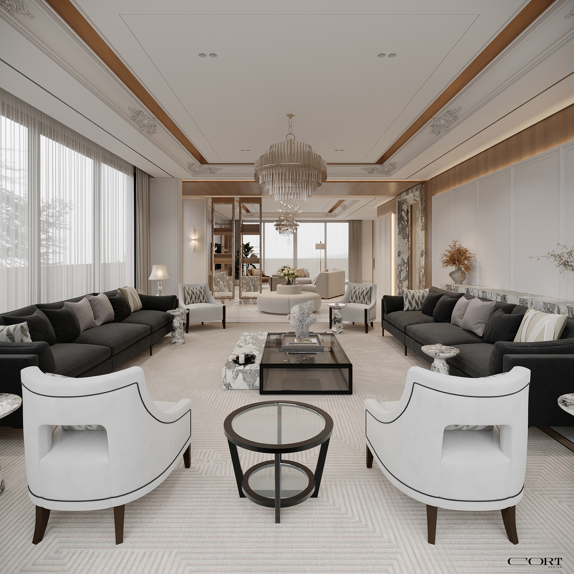 NEO CLASSIC VILLA（新古典别墅）丨沙特阿拉伯利雅得丨CORT Design-13
