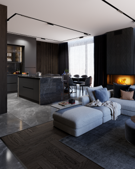 Black Kitchen İnterior Design