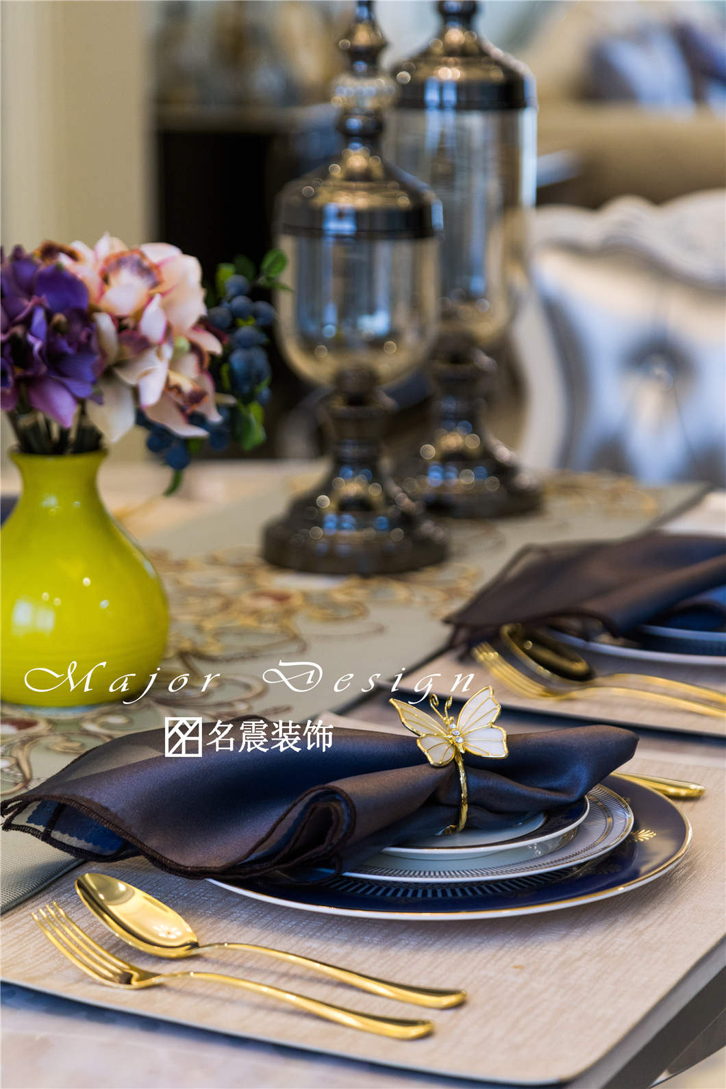 新洲花苑 130㎡美式混搭家居，自由浪漫的生活空间-13