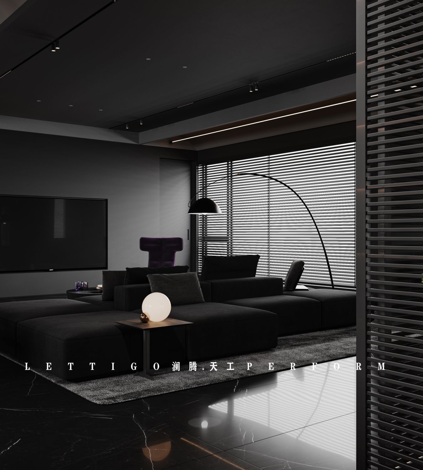 个性不羁的暗黑系家装-3