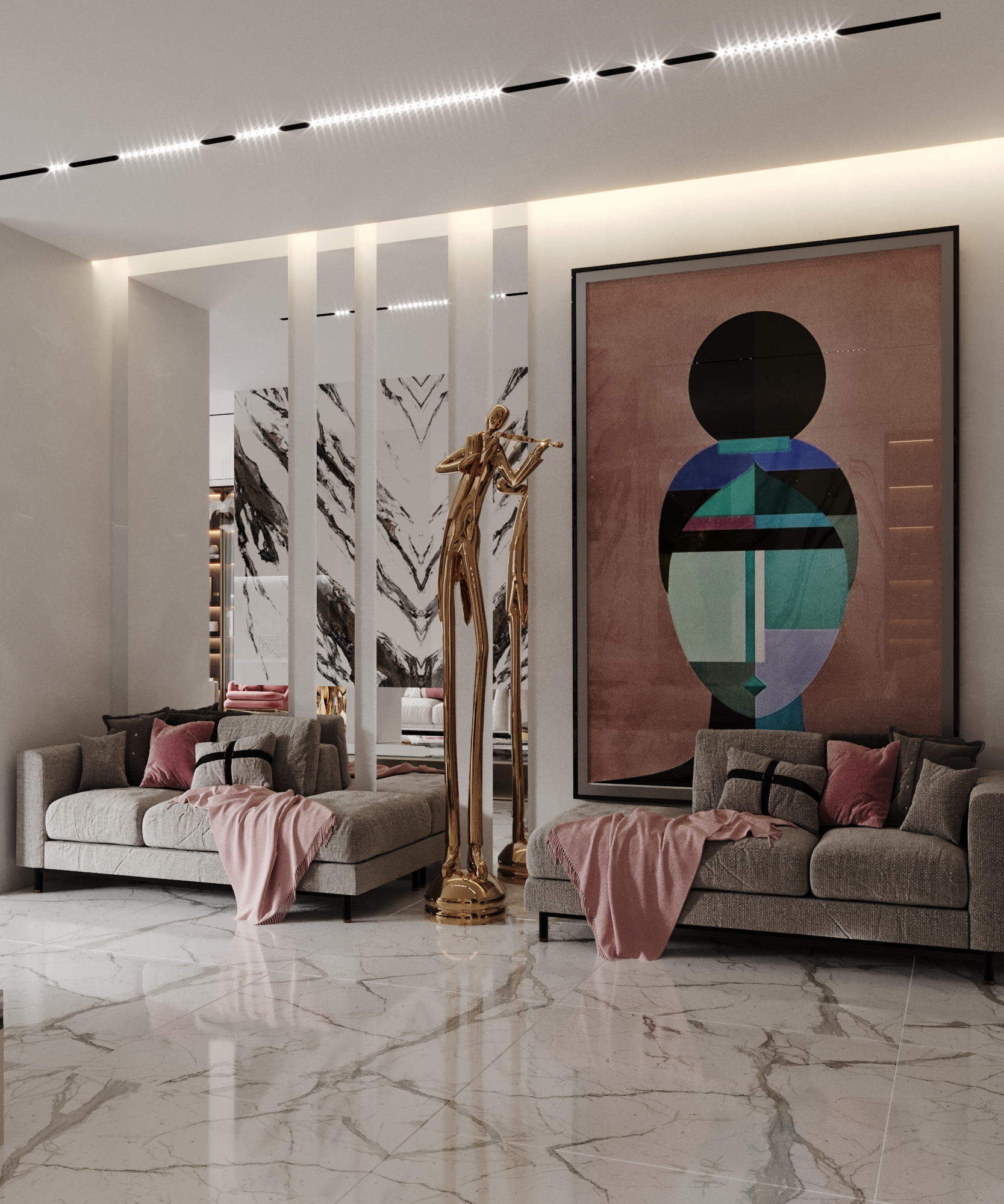 2023 年令人惊叹的室内设计别墅-11