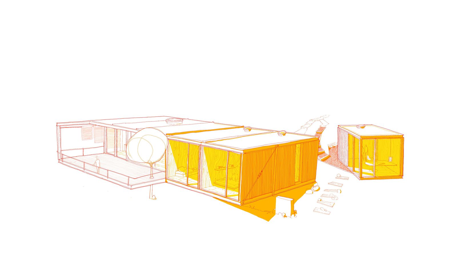 Fresnos House · 西班牙马德里的绿色山丘仙境丨delavegacanolasso-18