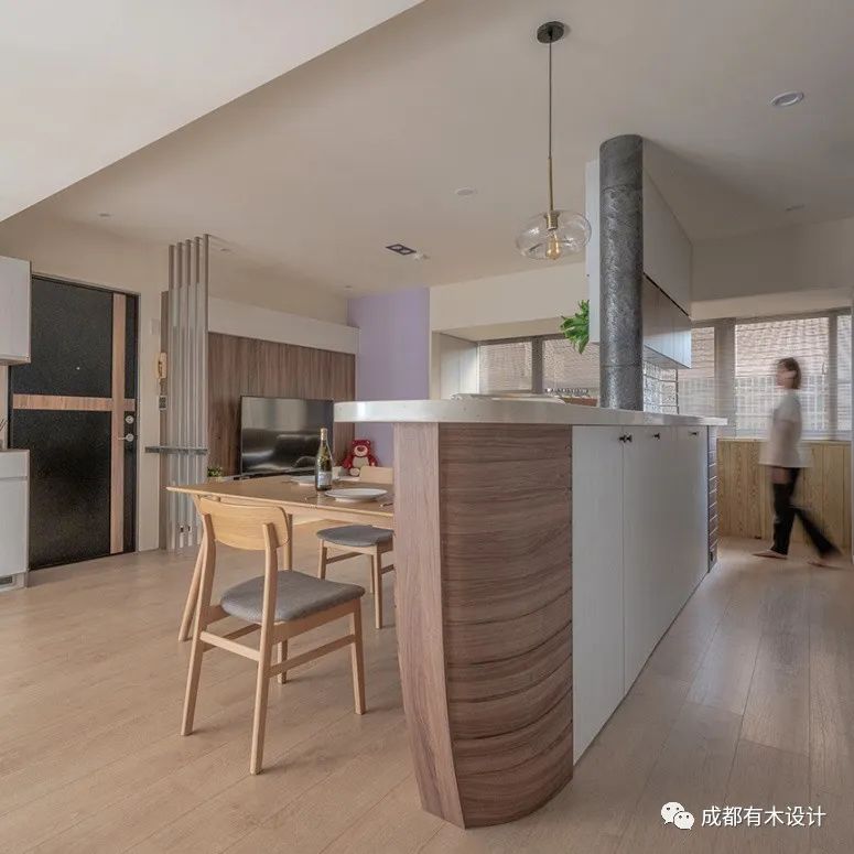 现代简约原木色清朗宅邸丨基因皓-33