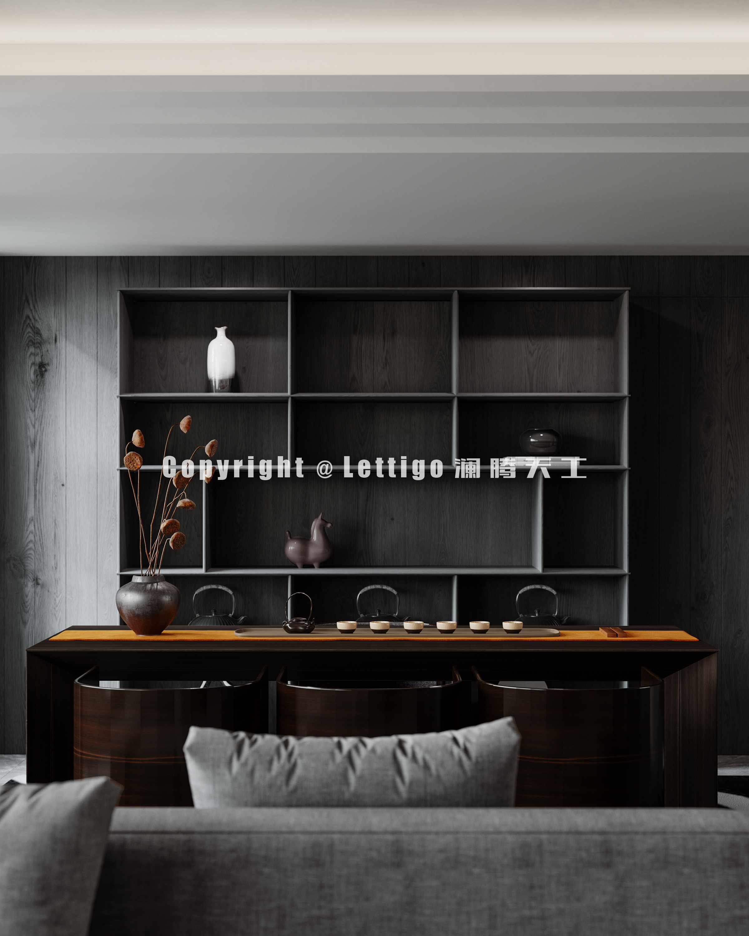 现代暗黑风，黑色作为主基调，打造酷黑霸总风-7