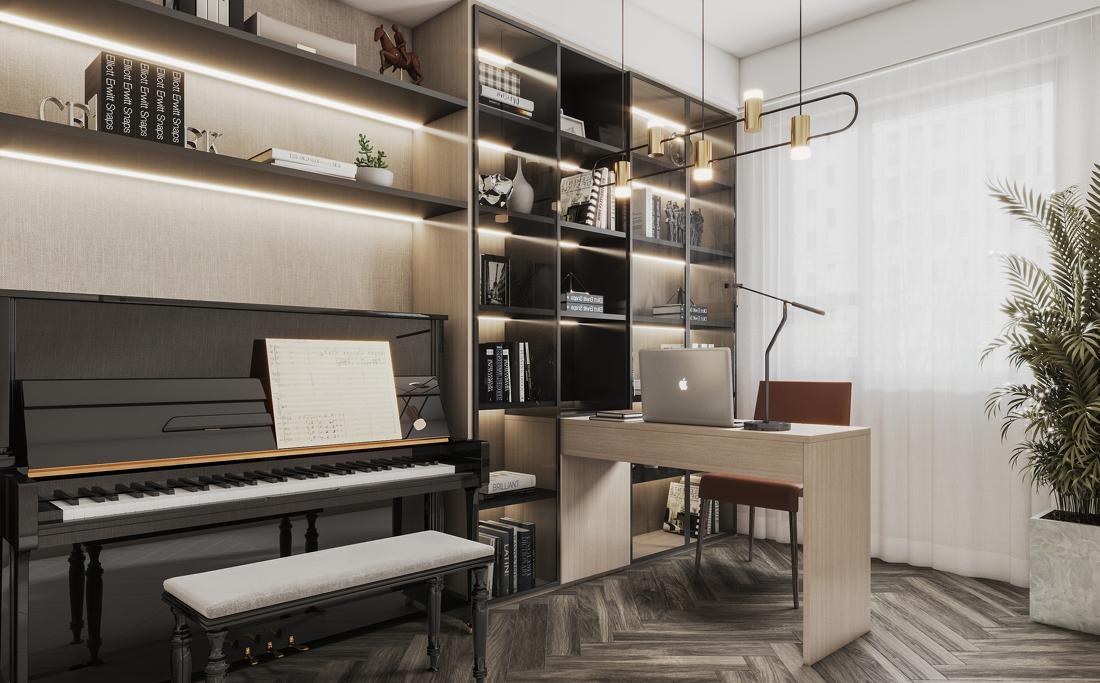 
旭辉雍禾府130平设计案例 -13