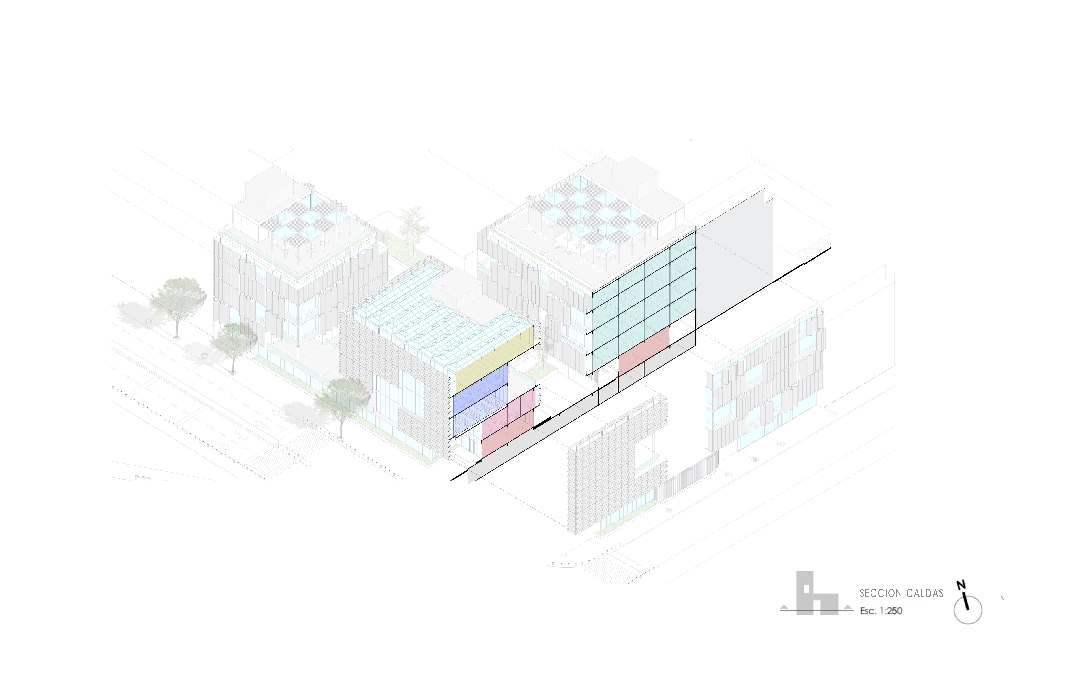 AXONOMETRICAS, ESQUEMAS Y CORTES-2