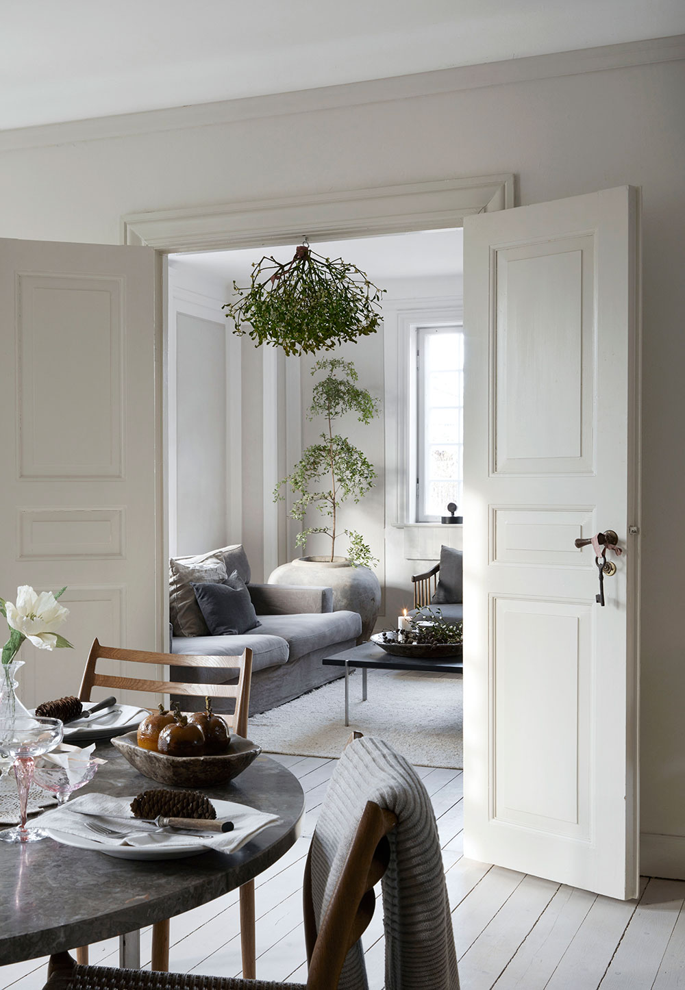 温馨丹麦冬季家居，极简圣诞装饰-7