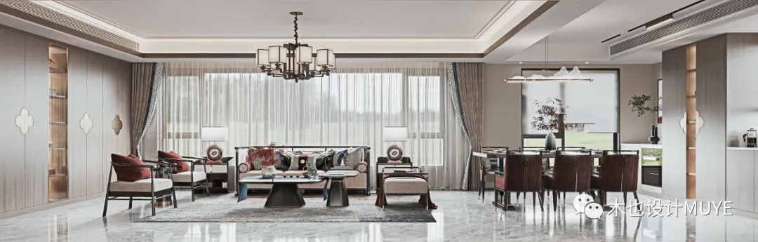 建发央著新中式私宅丨周顺团队-14