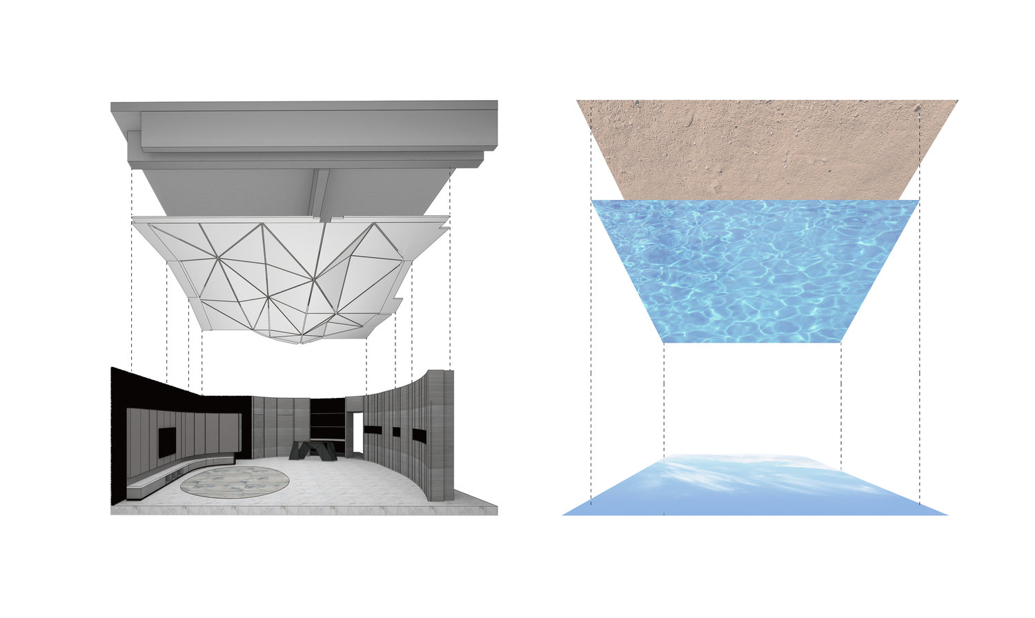碧水波光——行一建筑的动态光影空间-21