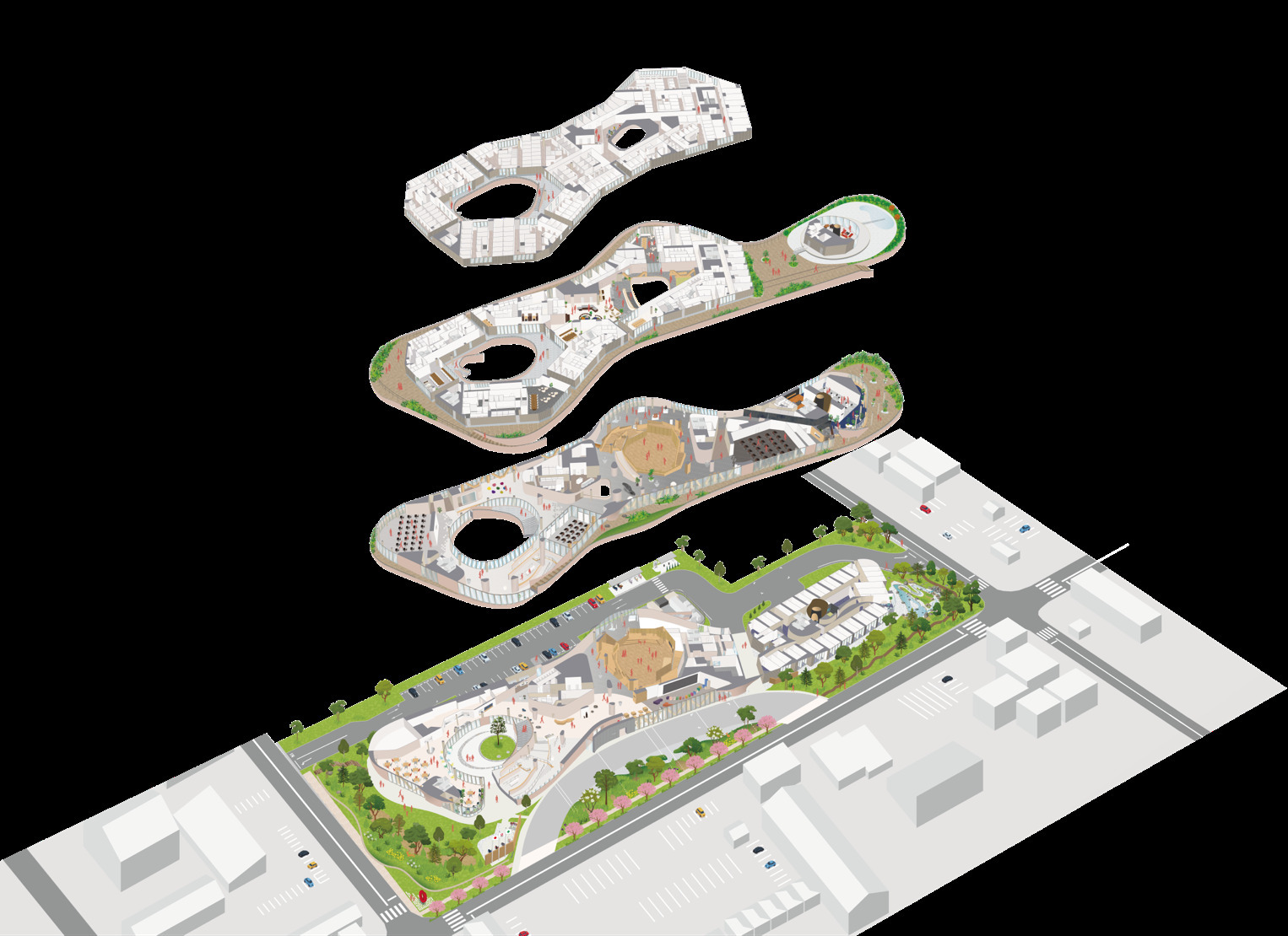 森林的聚会场所丨日本奈良丨Tetsuo Kobori Architects-27