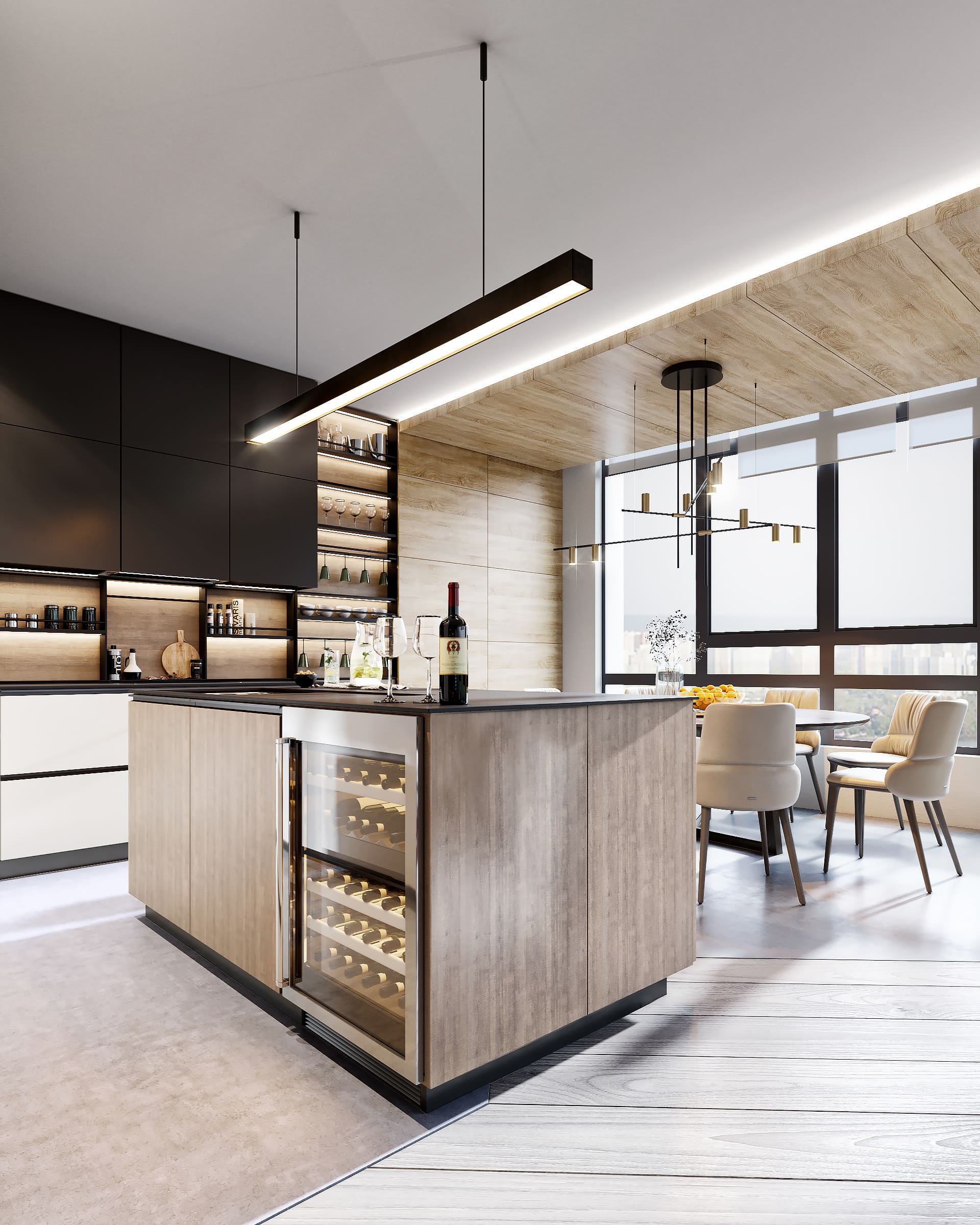 乌克兰基辅 260㎡住宅设计-6