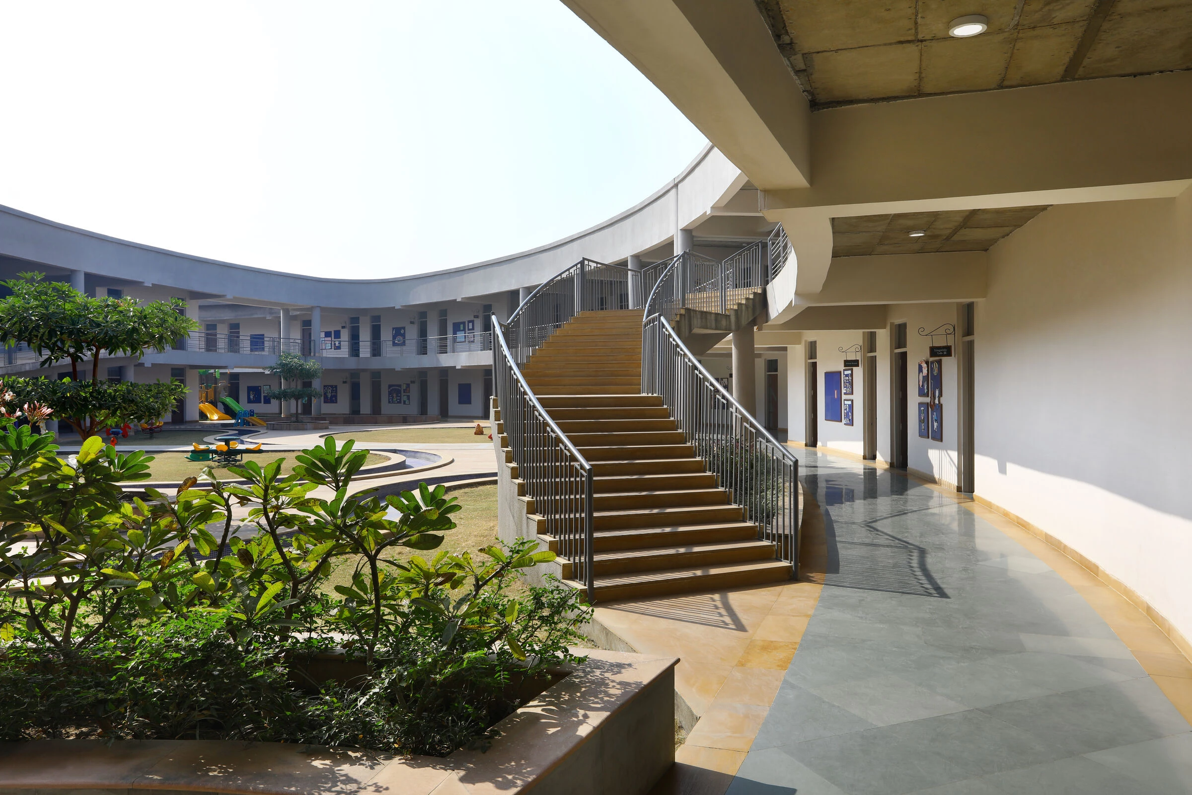 标志性学校丨印度博帕尔丨CP Kukreja Architects-7