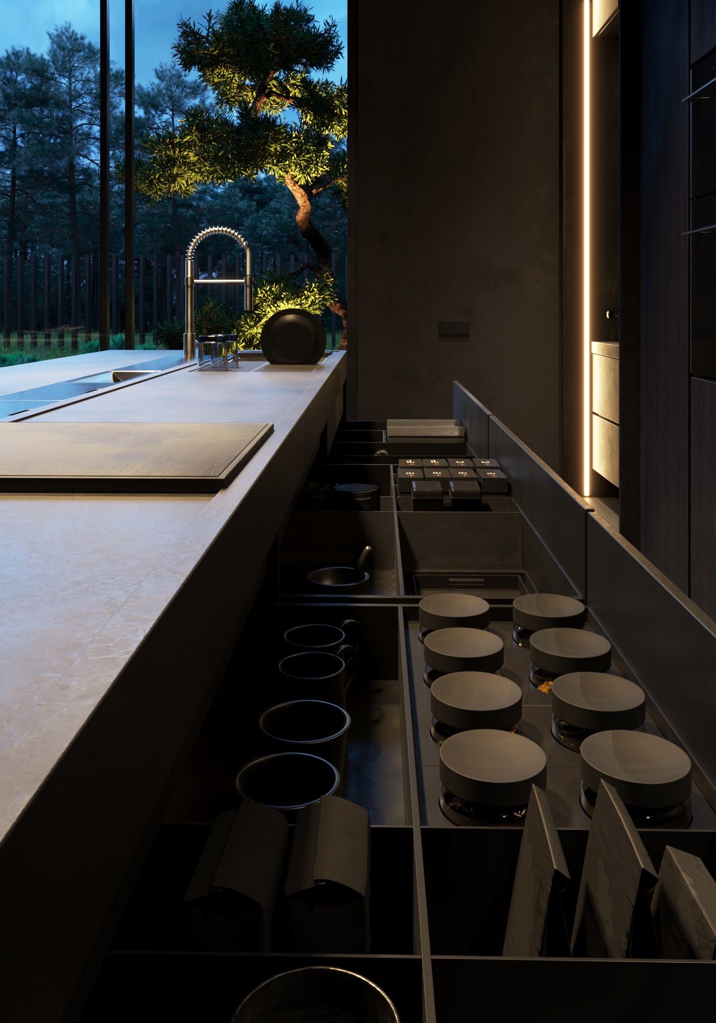 高级黑独立豪宅 ： ELKY｜Mikhail Bykov-17