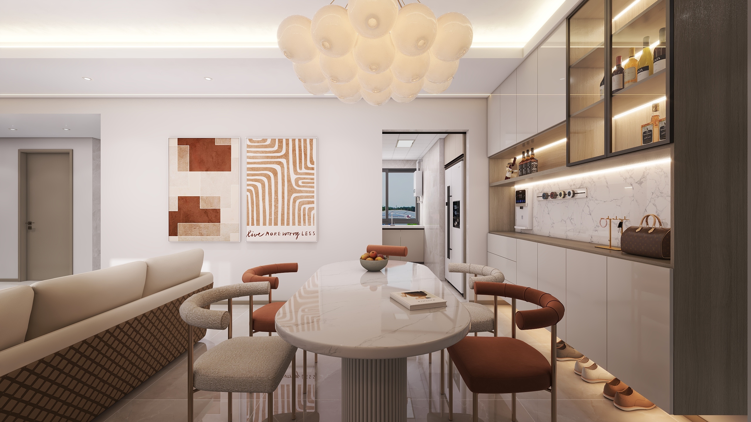 四川成都香瑞楠府（95平方现代简约三居室）-17