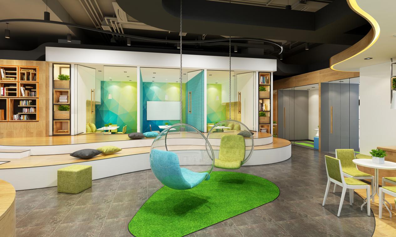 EDS Interior设计 || Better me英语培训机构空间设计展示-15