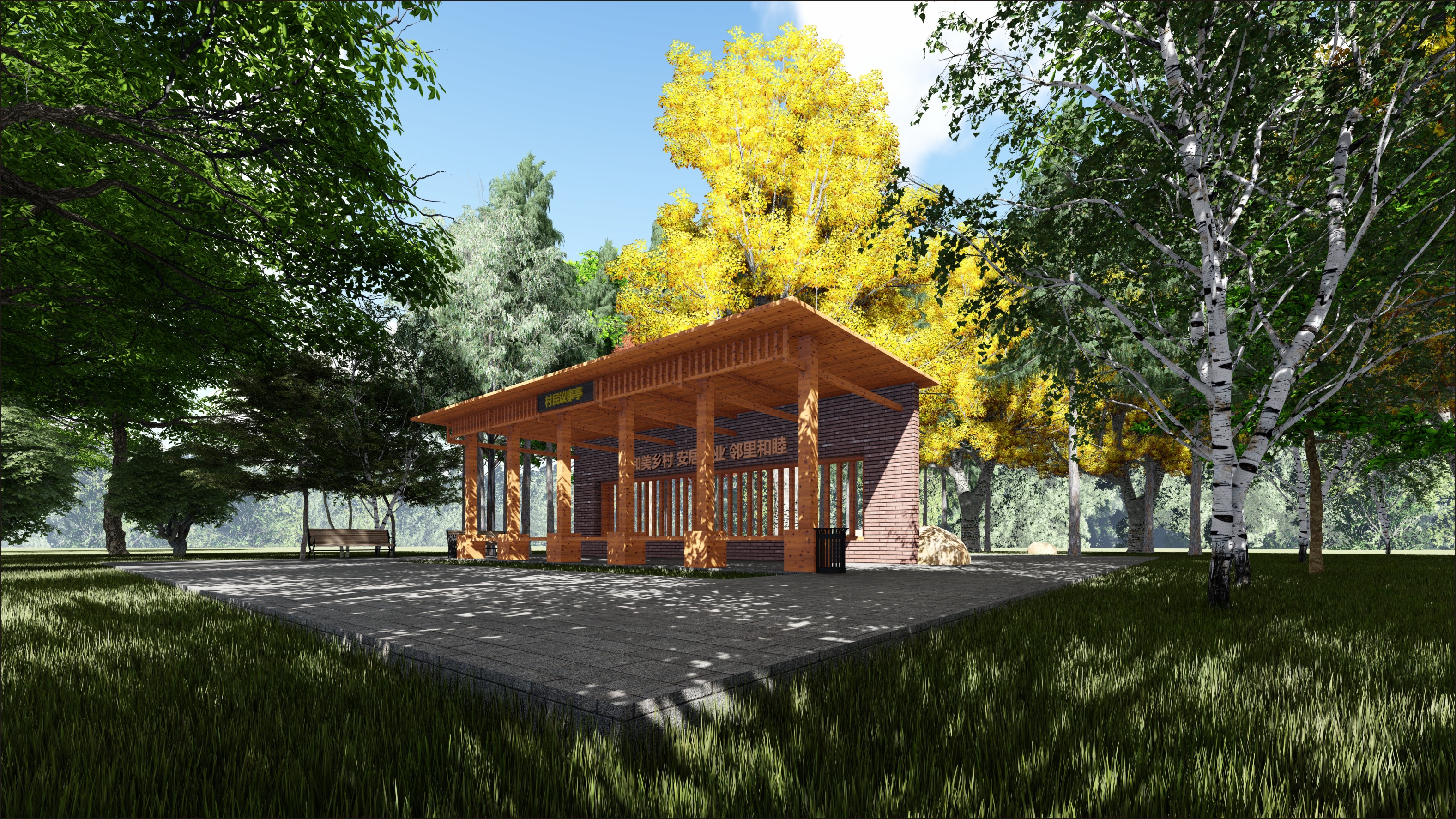 乡村建设，和美乡村，村民议事亭-7