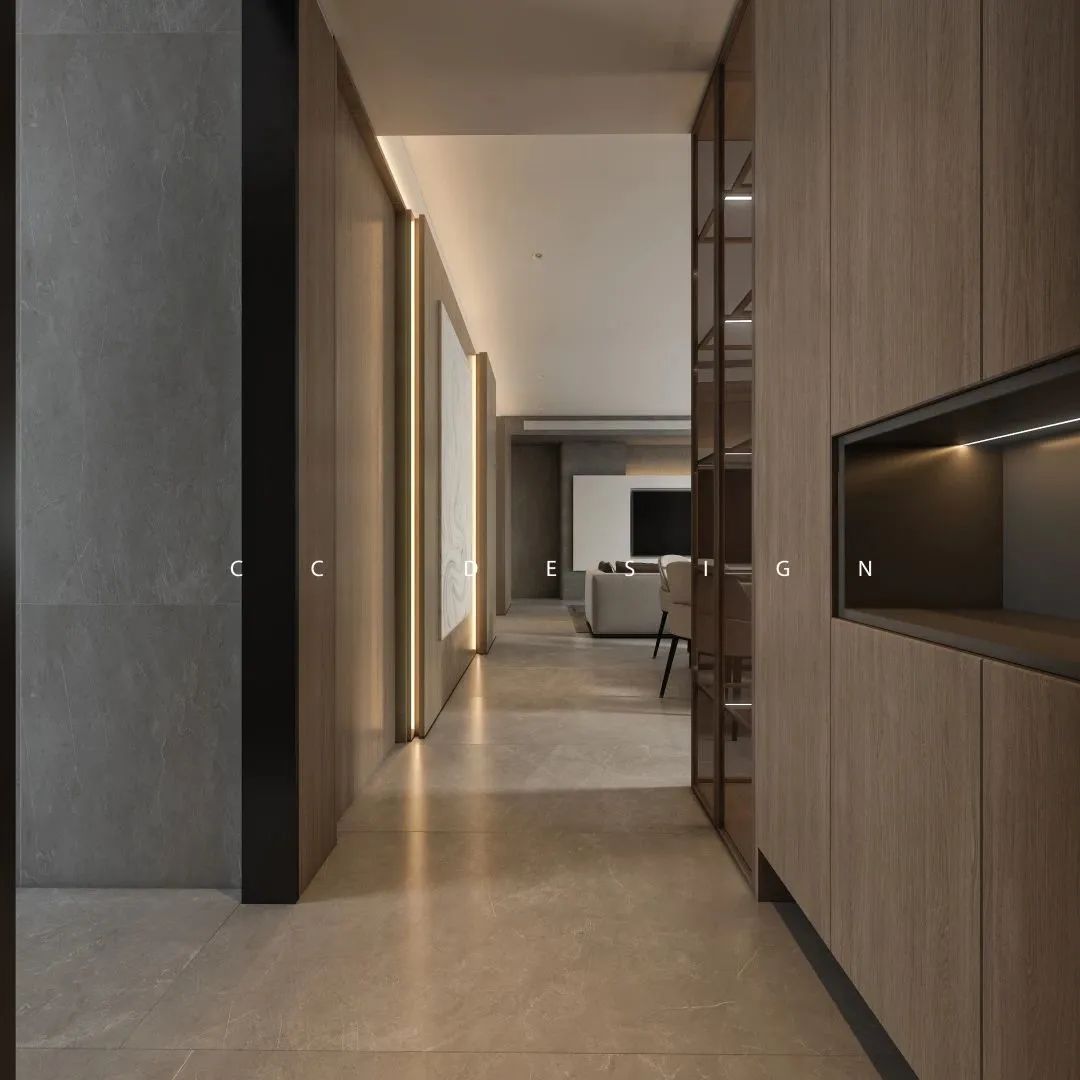 叠影 · 现代原木风住宅丨中国柳州丨CC DESIGN-4