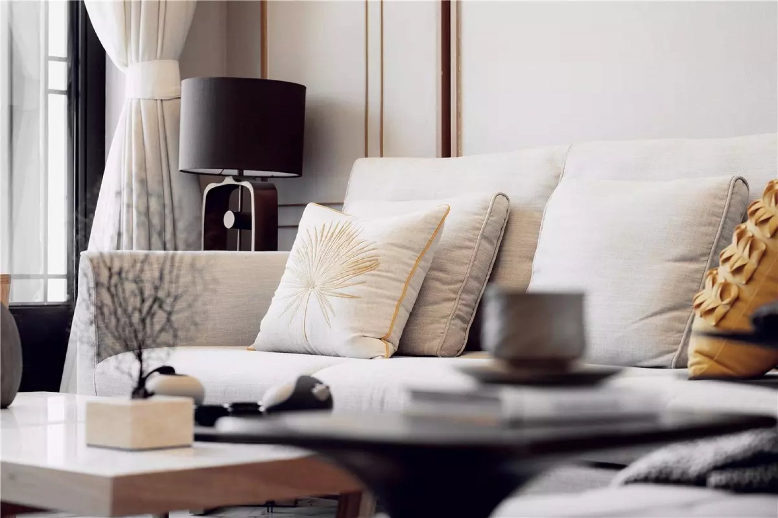 济南绿城雪野湖桃花源别墅样板房  TRD 中合深美-7