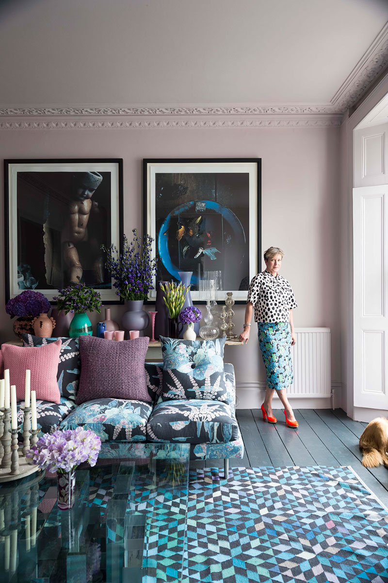 伦敦花艺大师的家，紫色魅影与花卉的狂欢-2