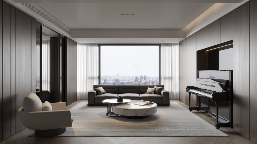 新光·皇庭水岸 520㎡顶复奢宅丨中国福建丨大小设计工作室-32