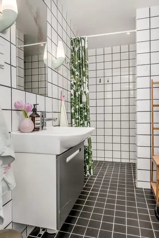 复古色彩的瑞典老屋厨房-22