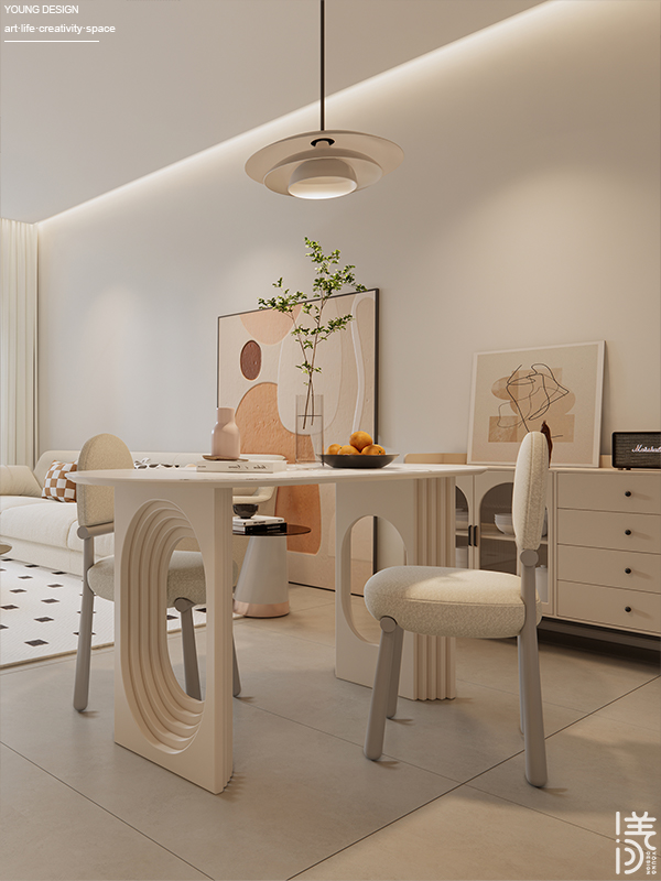 奶油风独居设计丨深圳漾空间设计有限公司-25