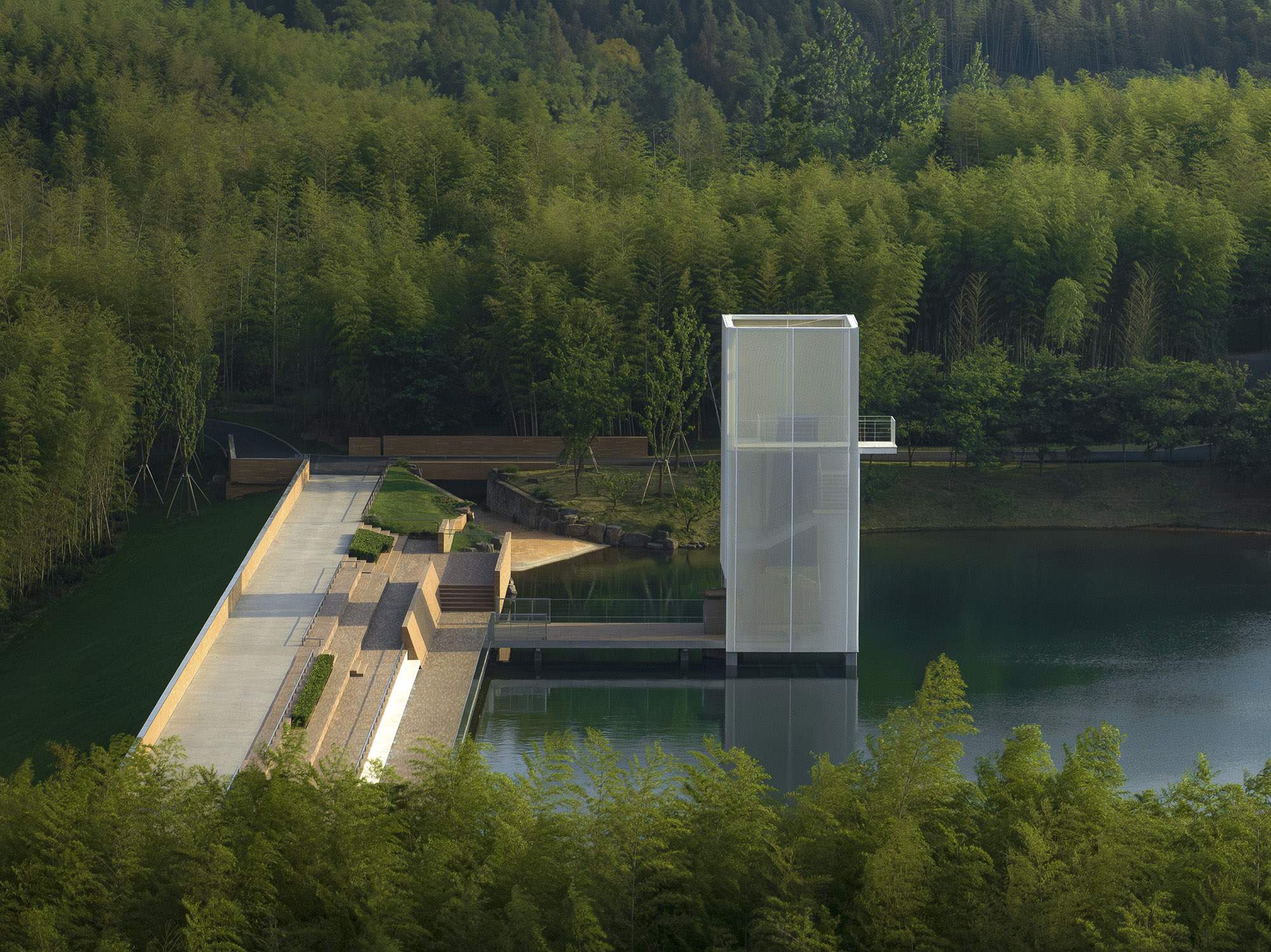 荒野中的明灯 · 宜兴窑湖镇青鱼湖公园丨Change Studio-35