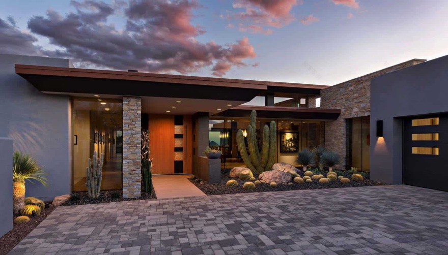 Fascinating modern desert home melds into the Sonoran landscape-1