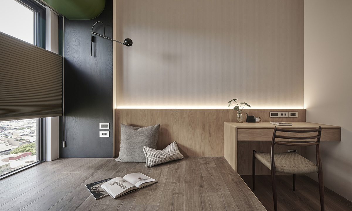 台湾现代典雅的双人寓所-33