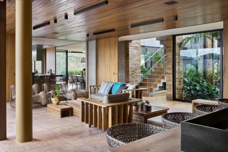 巴西别墅 Valley House丨David Guerra-16