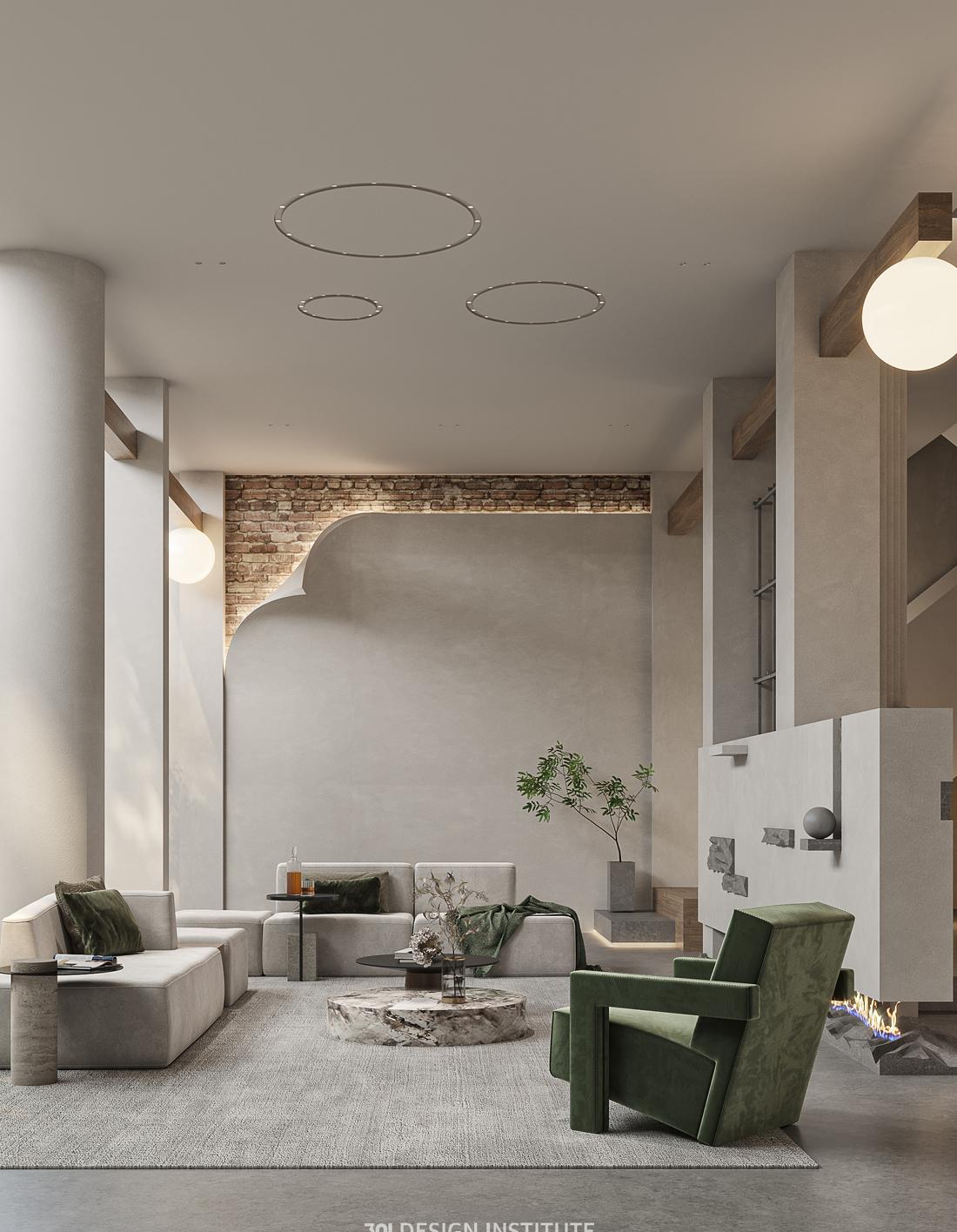 融合自然之美 · 错落空间的现代与古典冲突-0