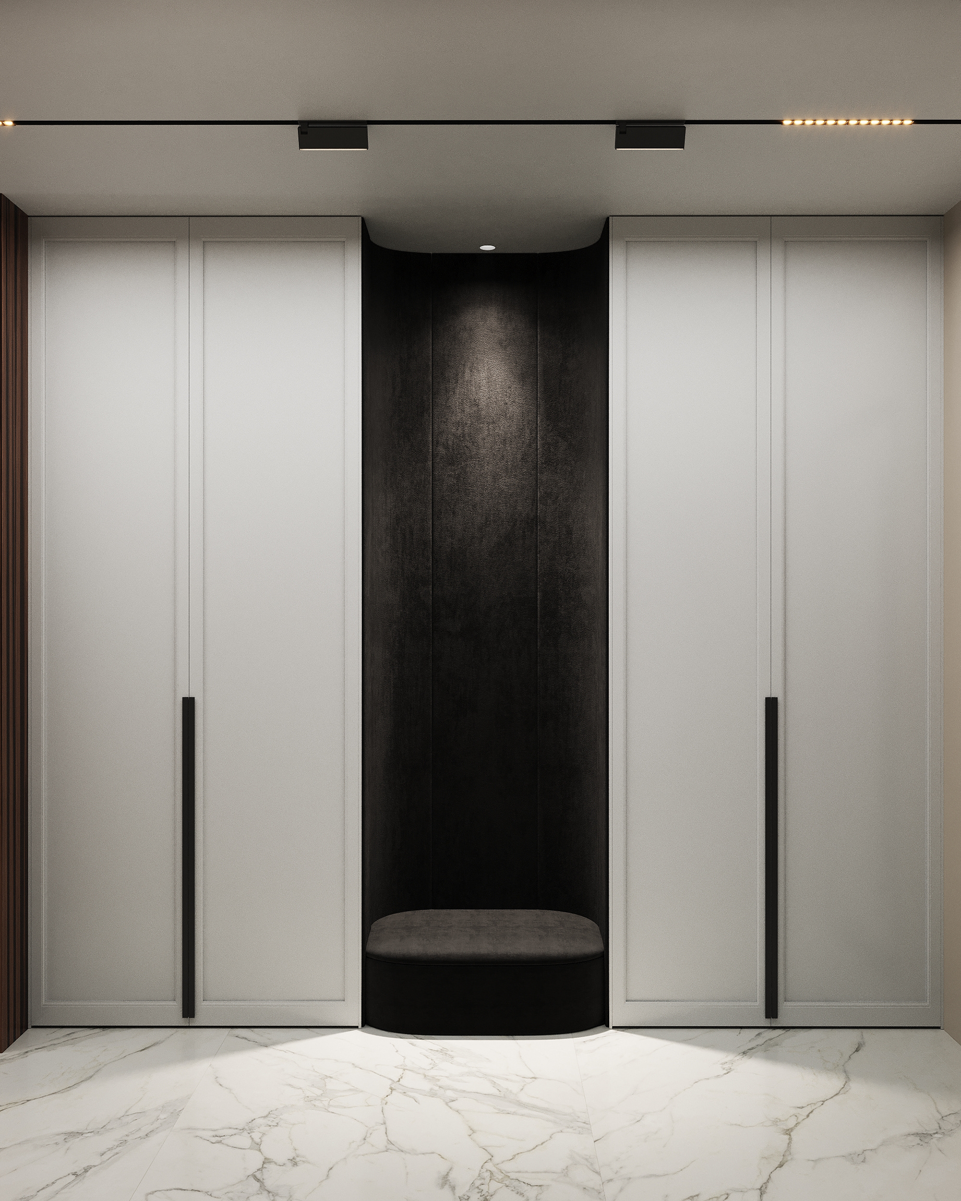 海蓝宝石公寓（因flat常见有公寓之意，结合AQUAMARINE（海蓝宝石）推测可能是公寓名称，具体需结合实际语境） 丨safonovinterior-20