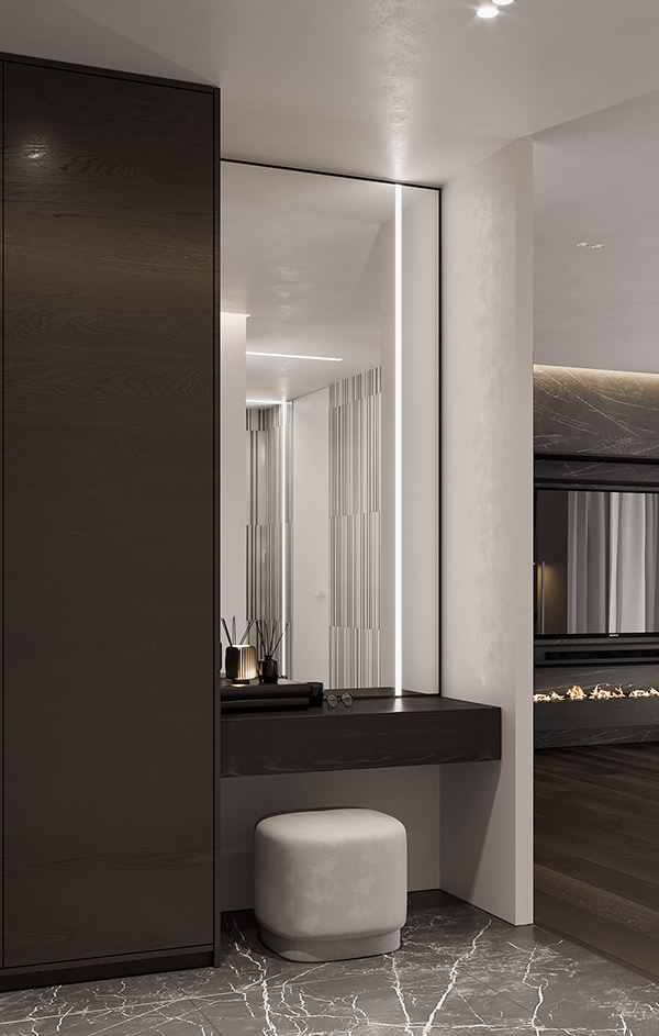 高级黑+简洁白 温和纯粹，回归空间的素净情怀-1