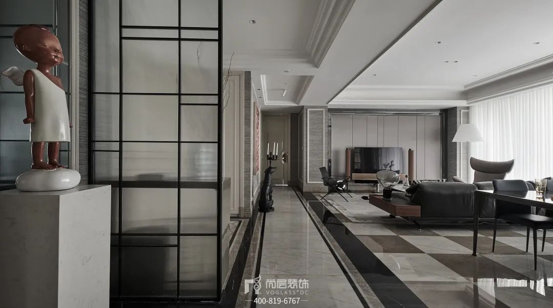 杭州450㎡黑金质感别墅装修，格调满满，都市精英男女标配！-24