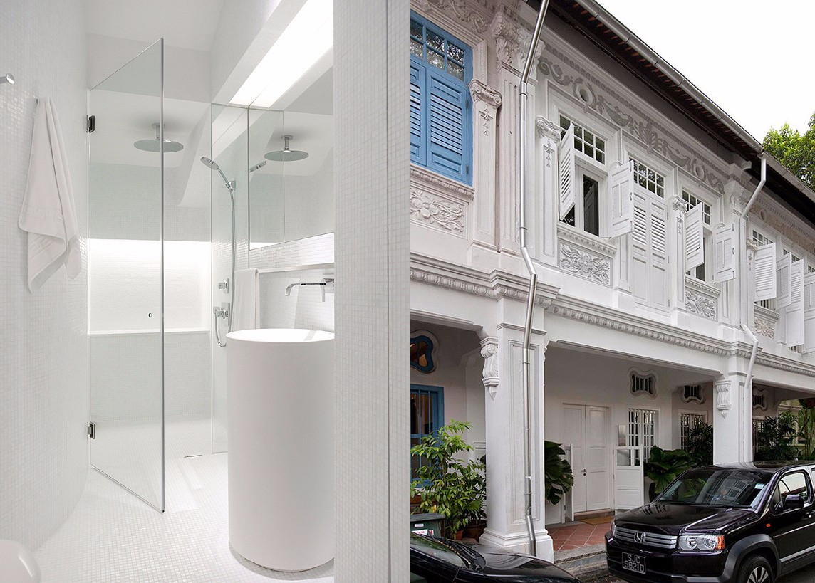 Ong & Ong：典雅的中式蓝色幕帘住宅-9