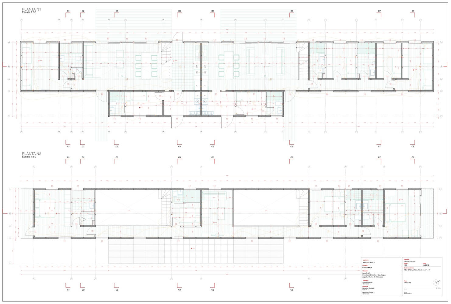斜向模块化住宅 | 智利 Shotgun House-57