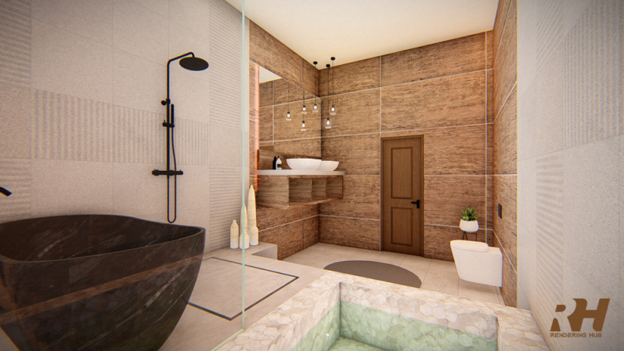 Residential House Design & 3D Rendering-9