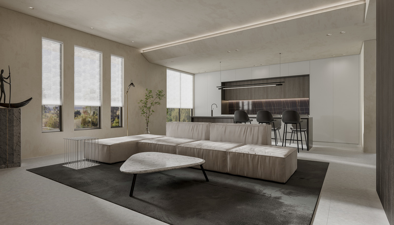 国际半岛轻奢极简风设计 打造金属质感高端住宅-17