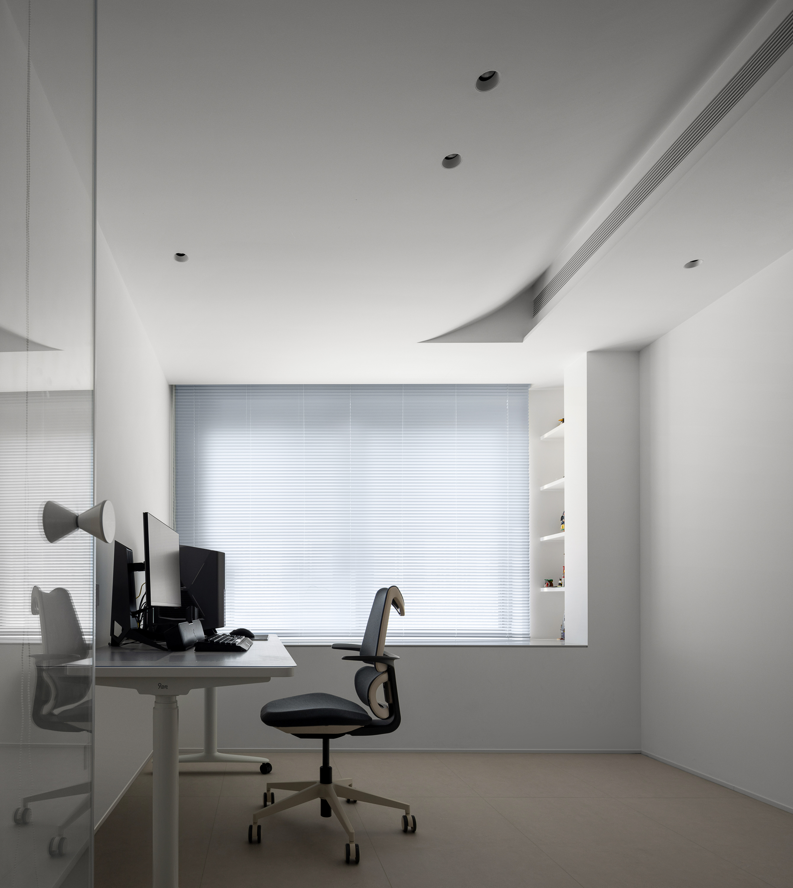 以木为序,120㎡室内极简生活空间设计丨费弗设计-6